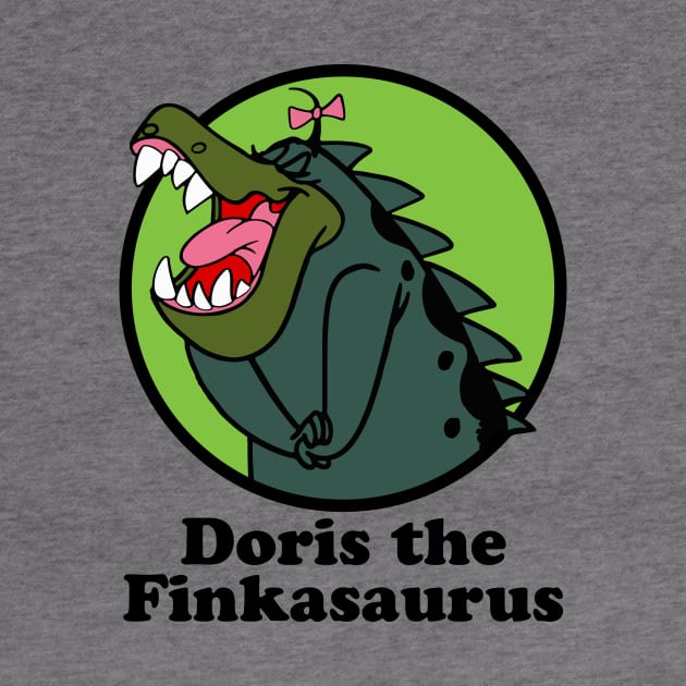 Doris the Finkasaurus by Fresh Fly Threads